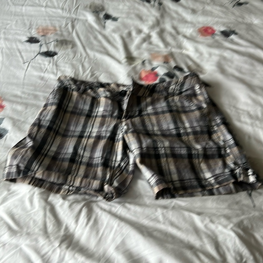 Plaid shorts